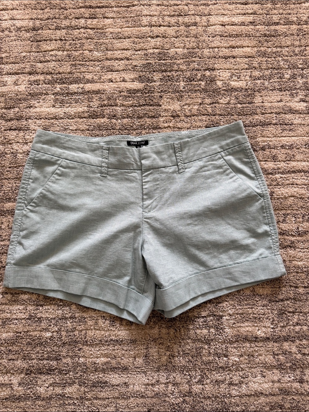 Dear John Light Sage Women’s Tailored Shorts